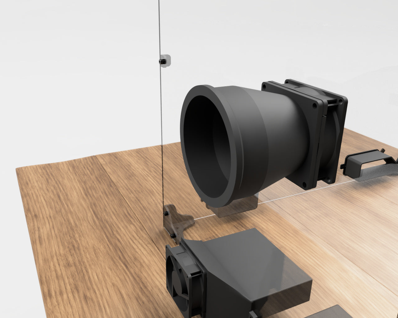 exhaust system for 3d printer by Rayn, Download free STL model